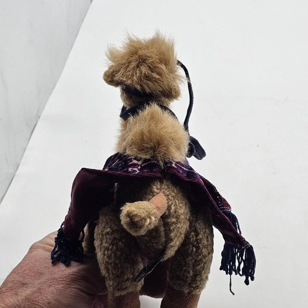 Vintage Ty Camel Plush‎ Stuffed Animal Toy Small Brown Saddle 1993 Washable Cute